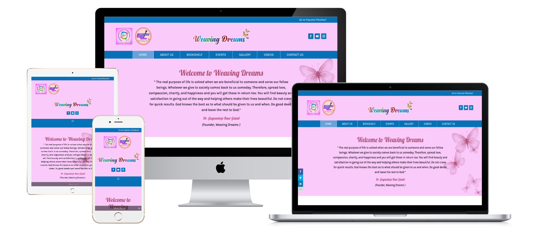 Weaving Dreams Times Website